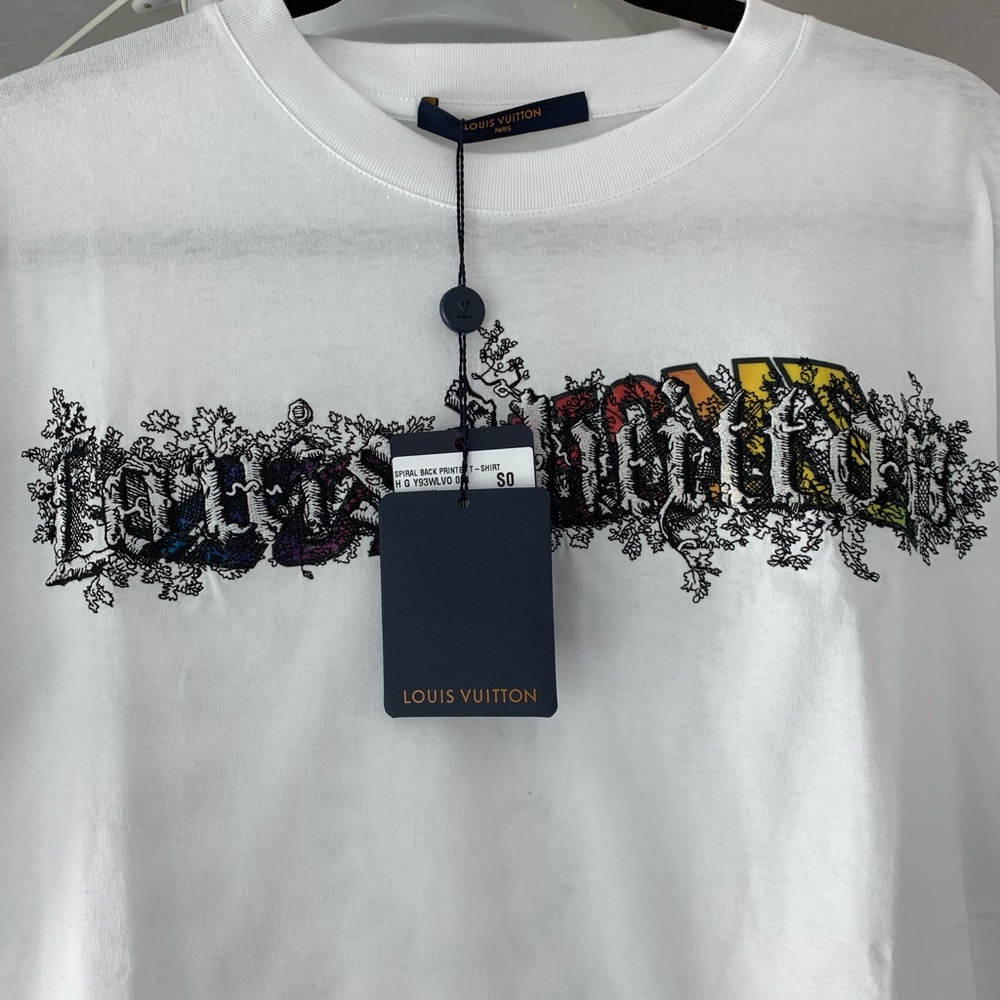 LOUIS VUITTON X VIRGIL ABLOH SPIRAL BACK T-SHIRT